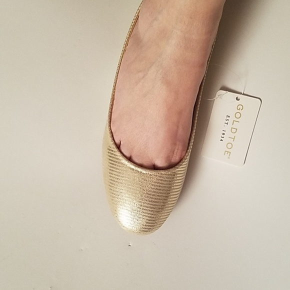 Gold Toe Gold Flat Shoes - Picture 5 of 5